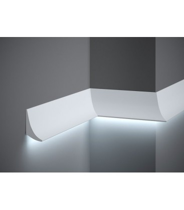 Dekoratívna lišta na stenu QL006 200 x 7 x 4.2 cm Mardom - vhodná pre LED podsvietenie