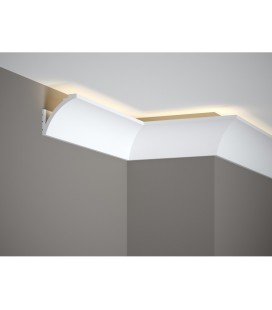 Dekoratívna lišta na strop MD380 200 x 6.7 x 6.7 cm Mardom - vhodná pre LED podsvietenie