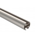 Profilová hliníkova garniža jednoduchá Elegant Satin Cylinder hl