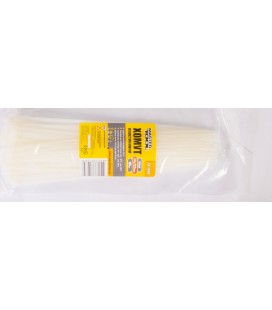 Páska sťahovacia MASTERTOOL na káble, nylon 3,6*250 mm, biely 100 ks balenie 20-1808