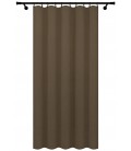 Zatemňovací záves s riasiacou páskou - Blackout Royal Cappuccino, farba káva s mliekom