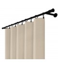 Zatemňovací záves s riasiacou páskou - Blackout Royal Nude, bežová