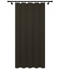 Zatemňovací záves s riasiacou páskou - Blackout Royal Noir, čierna