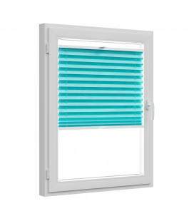 Roleta plisé extra séria s montážou do rámu Tyrkysová
