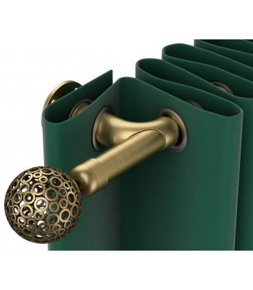 Kovová garniža Antik 19 mm Wall Blackout Efekt Gula Modern