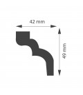 Dekoratívna lišta na strop CD50S 200x4,2x4,9 cm DSM